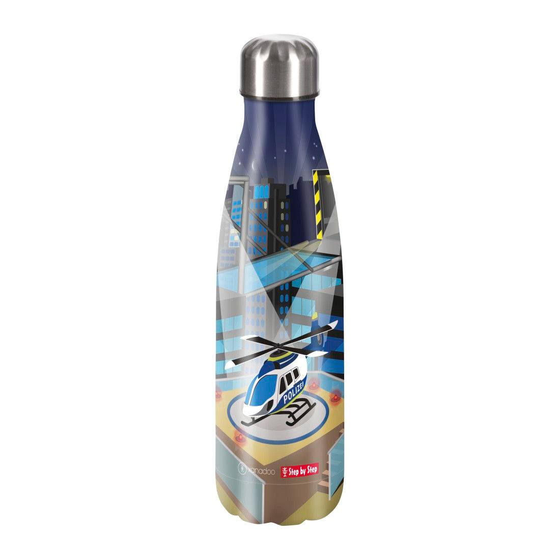 Edelstahl-Trinkflasche Helicopter Sam
