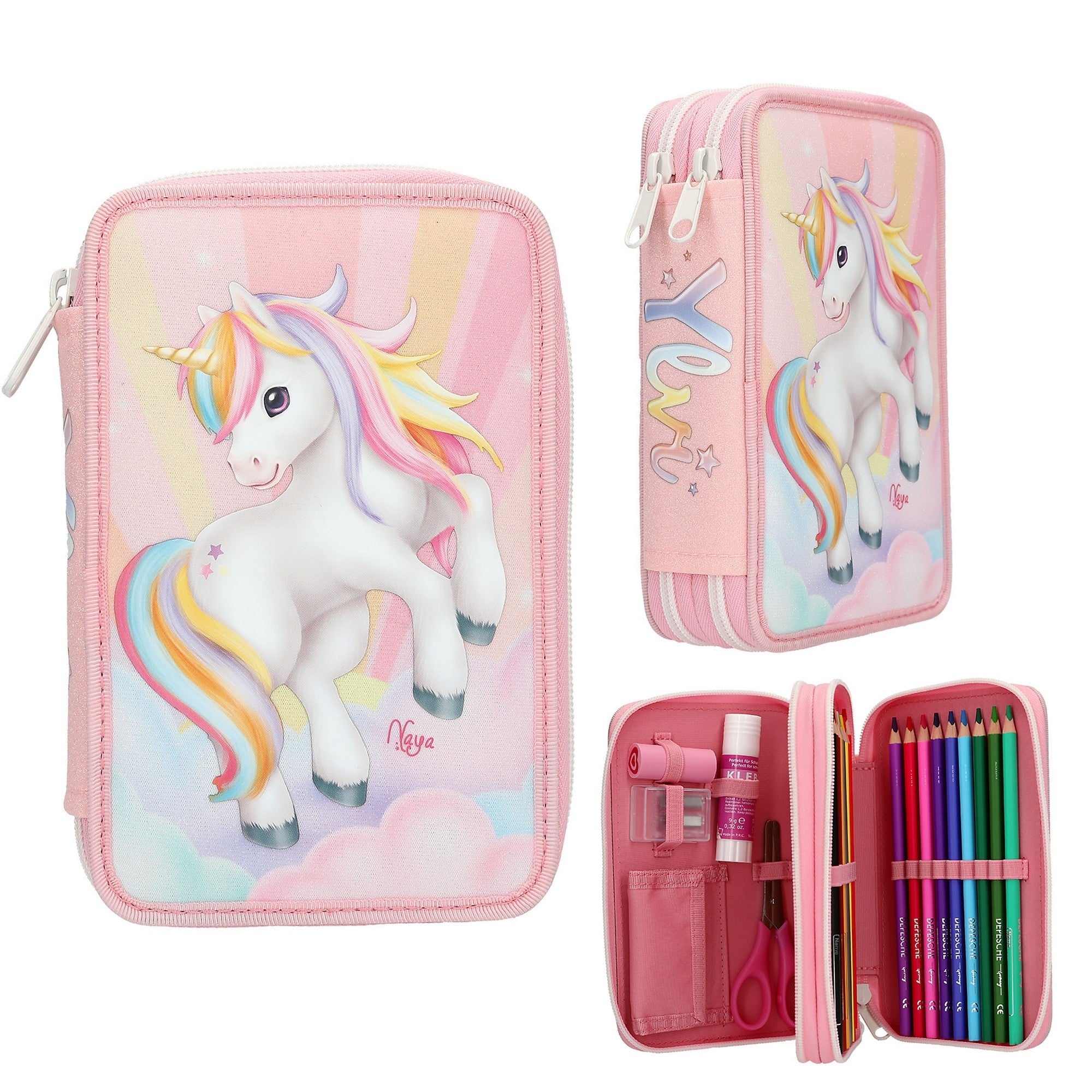 Ylvi 2 Fach Federtasche Sugar Pop