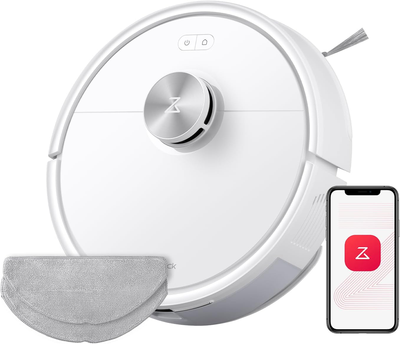 Roborock Q7 M5 Robot Vacuum with Mop 10000Pa Suction LiDAR Navigation Pet Hair Carpet Cleaning 150 Min Runtime App Control White